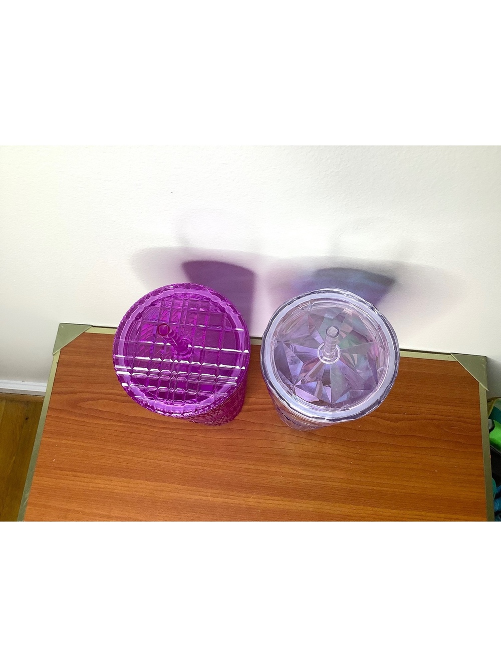 < NEW 2023 Starbucks Purple & Iridescent 24 oz. Tumbler Bundle > - Picture 4 of 7